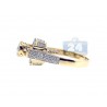 14K Yellow Gold 1.22 ct Baguette Diamond Vintage Engagement Ring