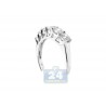 14K White Gold 1.20 ct 6 Stone Diamond Womens Anniversary Ring