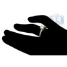 14K Yellow Gold 1.00 ct Princess Cut Diamond Engagement Ring