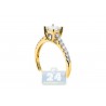 14K Yellow Gold 1.00 ct Princess Cut Diamond Engagement Ring