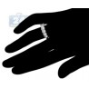 14K White Gold 1.37 ct 7 Stone Diamond Womens Anniversary Ring