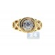14K Yellow Gold 0.51 ct Diamond Vintage Openwork Mens Ring