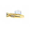 14K Yellow Gold 0.72 ct Round Cut Diamond Vintage Engagement Ring