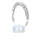 14K White Gold 0.58 ct Diamond Vintage Wedding Band Ring