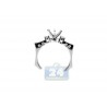 14K White Gold 0.23 ct Diamond Art Deco Slim Engagement Ring Setting