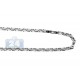 Polished Stainless Steel Mens Bicycle Chain 36 Inches