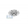 18K White Gold 1.62 ct Diamond Engagement Ring Semi Mount