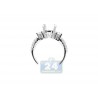 18K White Gold 1.24 ct Diamond Womens Engagement Ring Setting