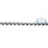 Real 10K White Gold Twisted Link Womens Bracelet 11mm 7.25"