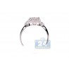 14K White Gold 1.94 ct Multi Colored Sapphire Diamond Ring