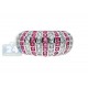 925 Sterling Silver 2.43 ct Red Ruby Topaz Womens Dome Ring
