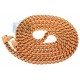 Rose Gold Stainless Steel Solid Franco Mens Chain 6 mm