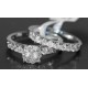 14K Gold 1.46 ct Diamond Engagement Wedding Rings Set
