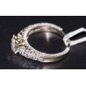 14K Yellow Gold 1.46 ct Diamond Cluster Vintage Engagement Ring