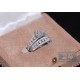 14K White Gold 2.07 ct Diamond Engagement Wedding Rings Set