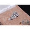 14K White Gold 2.07 ct Diamond Engagement Wedding Rings Set