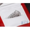 14K White Gold Openwork 1.35 ct Diamond Engagement Ring
