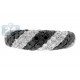 14K Gold 2.25 ct White Black Diamond Womens Zebra Ring