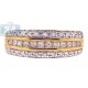 14K Yellow Gold 0.77 ct Round Princess Diamond Womens Band Ring