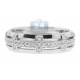 14K White Gold 0.32 ct Diamond Patterned Openwork Mens Ring