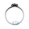 925 Oxidized Sterling Silver French Fleur de Lys Unisex Ring