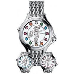 Fendi Crazy Carats Steel Bracelet 38 mm Womens Watch F105036000D1T02