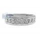 14K White Gold 0.25 ct Diamond Vintage Womens Band Ring