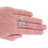 14K White Gold 1 ct GIA Emerald Cut Solitaire Diamond Engagement Ring