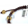 Canary Diamond Bead Adjustable Bracelet 14K Yellow Gold 6.86 ct