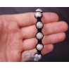 Diamond Bead Adjustable Shambala Bracelet Sterling Silver 7.20 ct