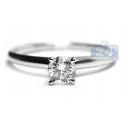 14K White Gold 0.50 ct Diamond Solitaire Engagement Ring