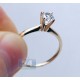 14K Yellow Gold 0.50 ct Diamond Solitaire Womens Engagement Ring