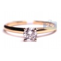 14K Yellow Gold 0.50 ct Diamond Solitaire Womens Engagement Ring