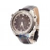 Aqua Master Digital 1.50 ct Black Diamond Mens Steel Watch