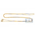 14K Yellow Gold Womens Oval Links Chain 18 Inches