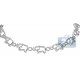 14K White Gold 2.55 ct Diamond Elephant Womens Bracelet