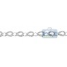 Womens Diamond Pear Shape Link Bracelet 14K White Gold 1.00 ct