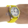 Aqua Master Yellow Rubber Diamond Womens Steel Watch