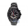 Aqua Master 1.50 ct Black Diamond Mens Steel Watch
