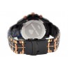 Aqua Master 1.50 ct Black Diamond Mens Two Tone Watch