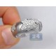 Matte 14K White Gold 1.86 ct Diamond Dome Womens Ring