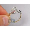 14K Yellow Gold 1.04 ct Diamond Multi Colored Opal Womens Ring