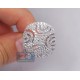 14K White Gold 3.47 ct Diamond Openwork Large Vintage Ring