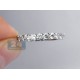 14K White Gold 2.20 ct All Way Around Diamond Eternity Ring