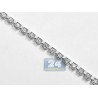 Womens Diamond Square Link Tennis Necklace 14K White Gold 8.57ct