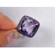 14K White Gold 12.75 ct Purple Amethyst Diamond Womens Ring