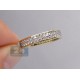 14K Yellow Gold 1.21 ct All Way Diamond Womens Eternity Ring Band