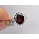 18K White Gold 7.96 ct Garnet Diamond Womens Cocktail Ring