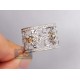 14K Yellow Gold 1.51 ct Diamond Womens French Fleur De Lis Ring