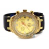 Mens Diamond Watch Joe Rodeo Master JJM94 2.20 ct Gold Tone